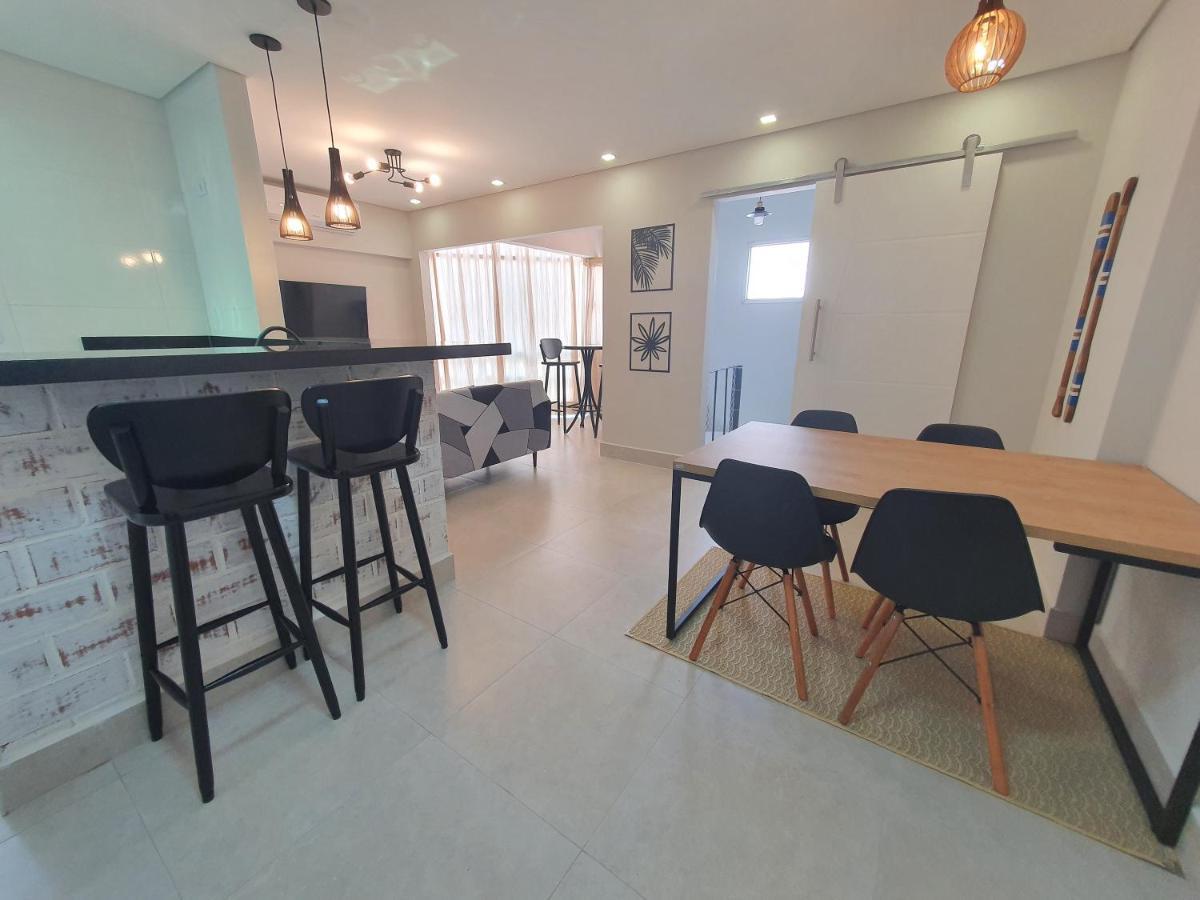 Lindo Duplex Guaruja 2 Quartos A 300 Mts Praia Enseada Kültér fotó