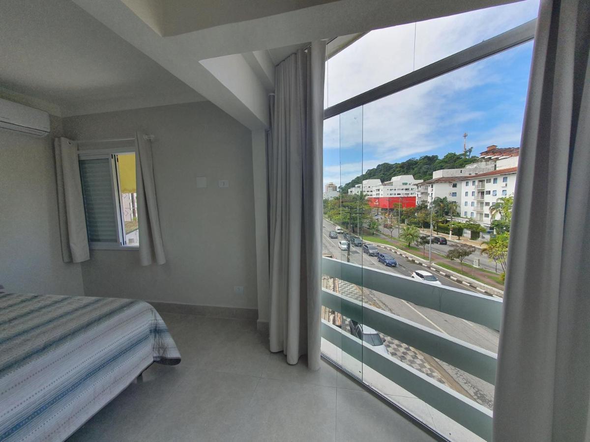 Lindo Duplex Guaruja 2 Quartos A 300 Mts Praia Enseada Kültér fotó
