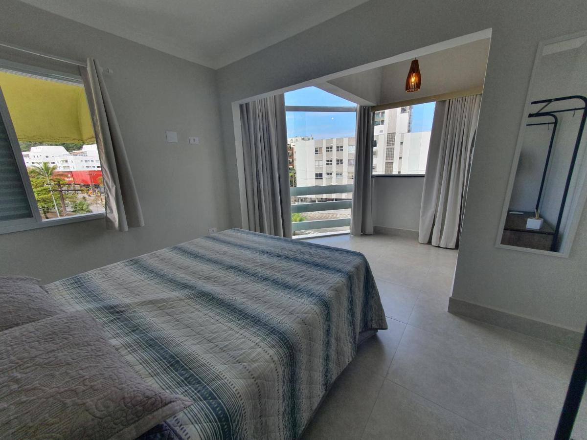 Lindo Duplex Guaruja 2 Quartos A 300 Mts Praia Enseada Kültér fotó